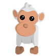 Neon Albino Monkey