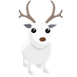 Neon Arctic Reindeer