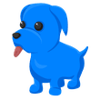 Neon Blue Dog