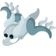 Neon Halloween White Ghost Dragon