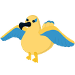 Neon Golden Albatross