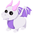 Neon Lavender Dragon