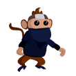 Neon Ninja Monkey