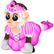 Neon Princess Capuchin Monkey