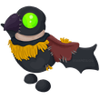 Neon Scarecrow Crow