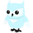 Neon Snow Owl